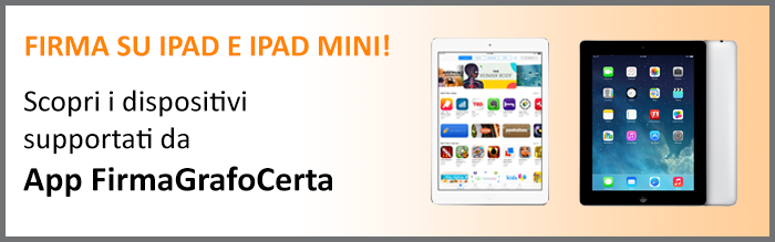 Dispositivi supportati da App FirmaGrafoCerta